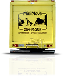 Back door of  MiniMove truck